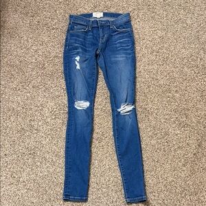 Current Elliot size 23 Women’s Distressed Skinny Jeans - Blue